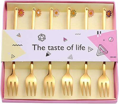 Falytemow Juego de cucharas de acero inoxidable 304 con colgante de temática navideña para café, té, postre, bebida, mezcla, batido (cuchara