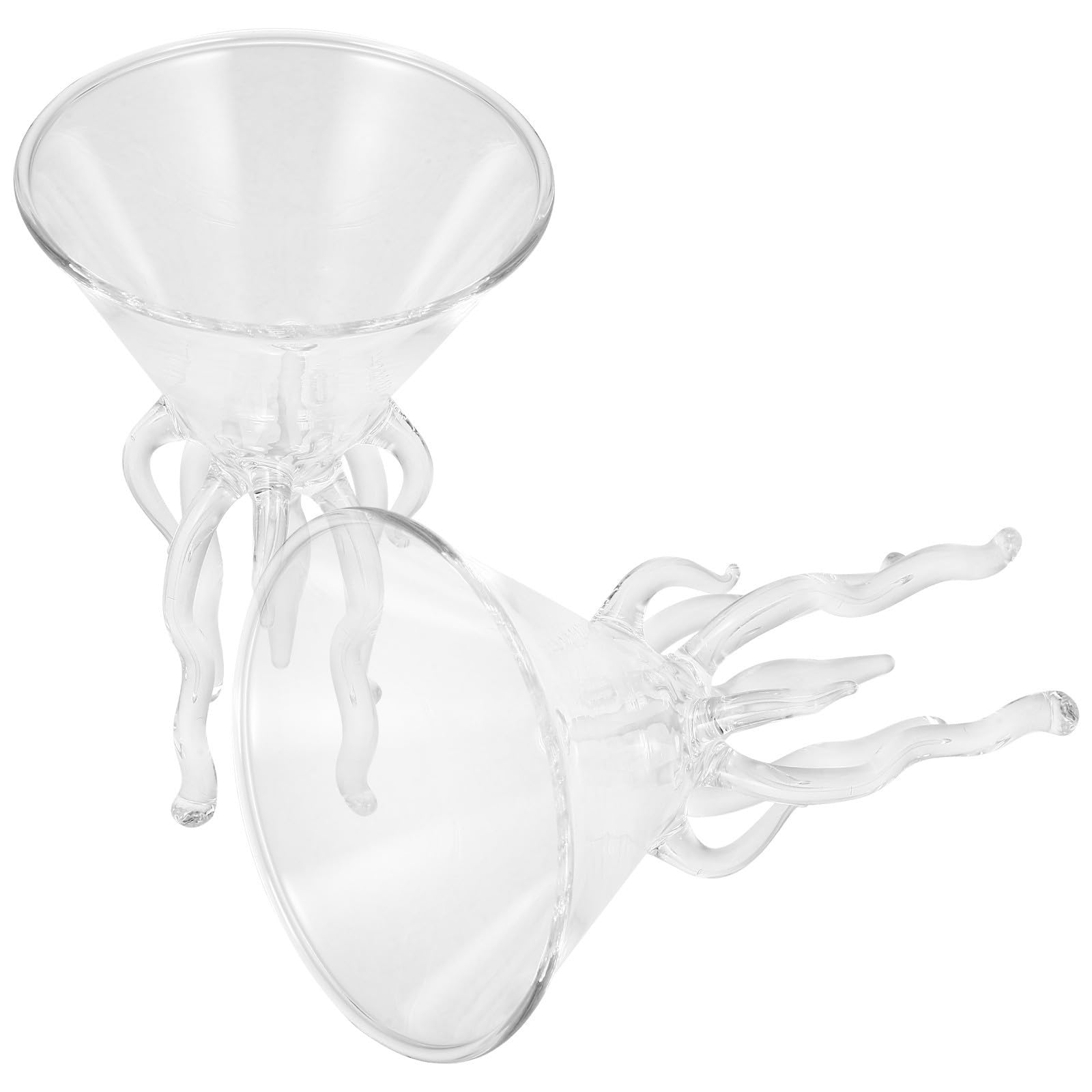 Copas de cóctel de medusa VILLCASE con diseño creativo y vidrio original