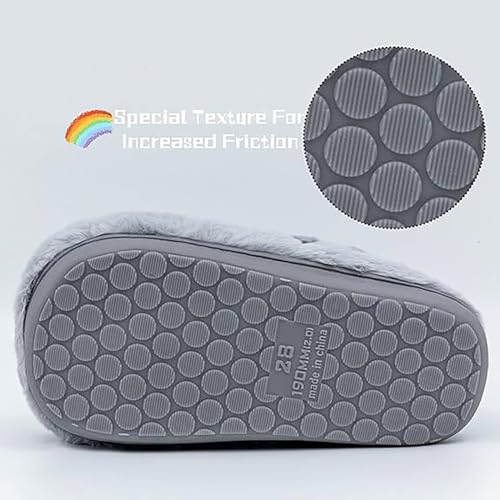 Toddler Girls Slippers Winter Infant Boys Fluffy Cute Bunny Flat Home Slippers Winter Warm Indoor Bedroom Shoes3