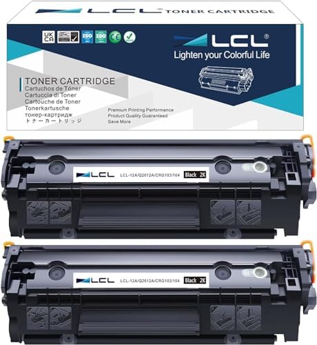 GREENCYCLE Replacement Laser Toner Cartridge For Q2612A (HP 12A) M1319 1010 1012 1018 1020 3015 3055