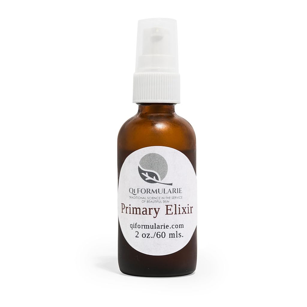 QiFormularie Primary Elixir Facial Serum, 2 oz, Amber Glass Bottle with Spray