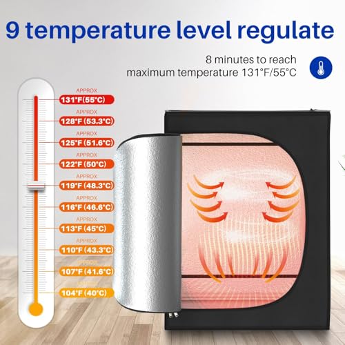 TOREAD Portable Steam Sauna for Home, Full Body Lying Sauna Tent with Reclining Sauna Chair for 1-2 Person, Personnal Sauna Tent with 4L 1400W Steam Generator and Remote Control
