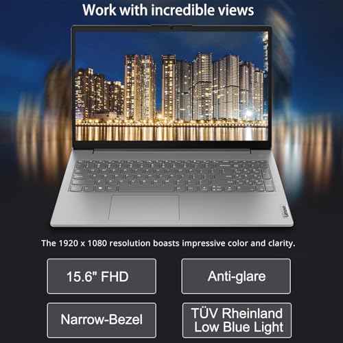 Lenovo Laptop Computer for Home, Student, Business (15.6" FHD, AMD Ryzen 5 7520U (> Intel i5-1235U), 8GB RAM, 512GB SSD), Numeric Keypad, Webcam w/Shutter, Ethernet, Wi-Fi 6, Win 11 Pro w/AI Copilot - Image 3