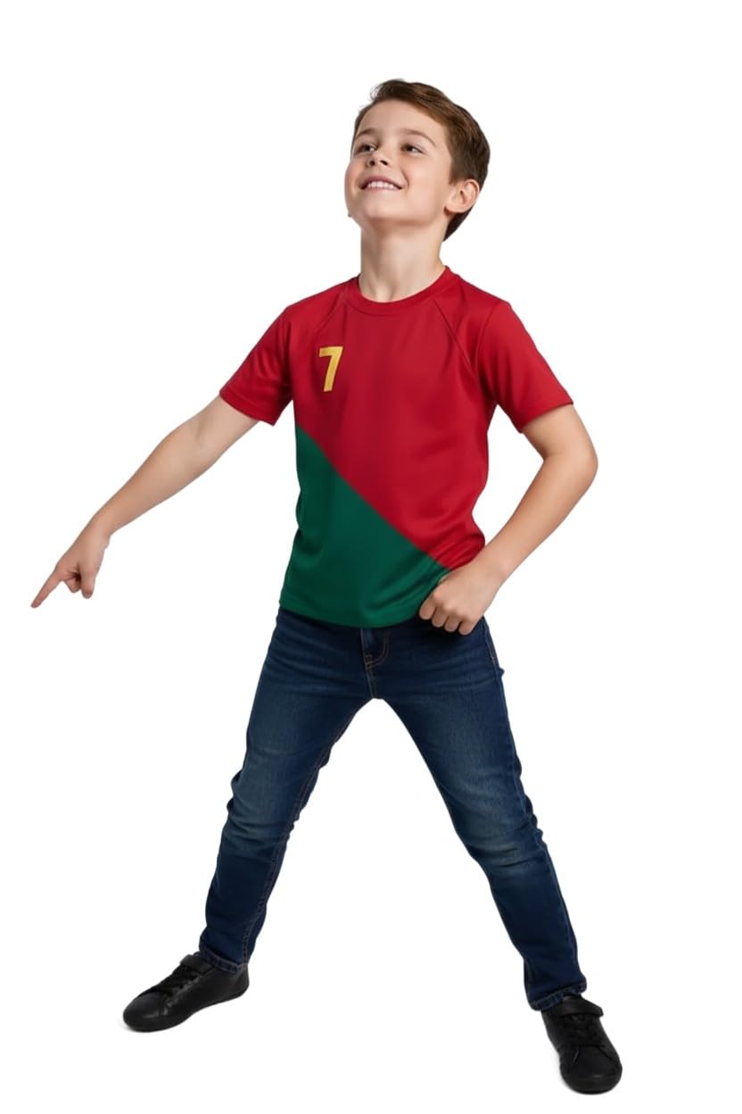 Clothing Accessories Sport Specific Clothing Bowling Boys Shirts Ronaldo 7 8000 VG32 M-picture-23