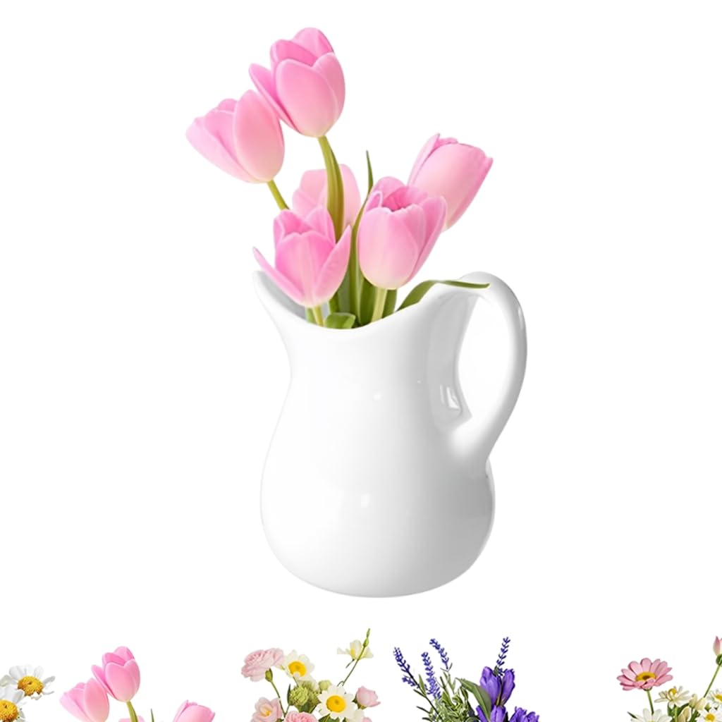 WAGHAVEN 8-Piece Mini Magnetic Vases For Refrigerator - 3D Fridge Magnet Flower Pot Decor (Resin, Strong Hold) - View #14