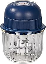 New Upgrade 350ML Glass Bowl Food Processor Small, Electric with Type C Charger Meat Grinder & Food Chopper Meat Grinder f...