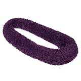 Anjing - Bufanda para Mujer, Multifuncional, cálida, Suave, Color Rojo, Púrpura Oscuro, Talla única