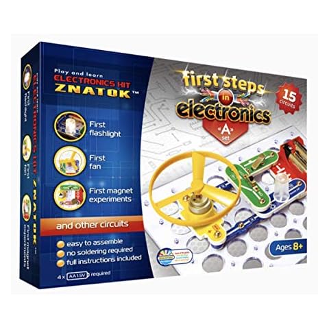 Znatok 15A Electronic Kit Circuit Kits for Kids Circuit Experiment Kits Science Kits Electric Circuit Kits Educational Science Kit Toy for Boys Girls STEM Cover