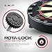 WINMAU Darts Blade 6 Triple Core Carbon Professional PDC Dartboard with Official Tournament Specifications | Endorsed by The PDC
