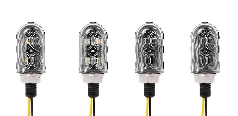 Luz freno trasera y luces señal giro para motocicleta contra averías de luces 8