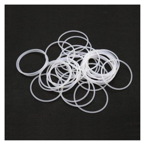 ノーブランド品 VMQ Oリングシールガスケット厚さCS 1mm OD 5~40mmシリコンゴム絶縁防水ワッシャー丸型ホワイト無毒10個(OD 12MM ID 10MM_CS 1.0MM)