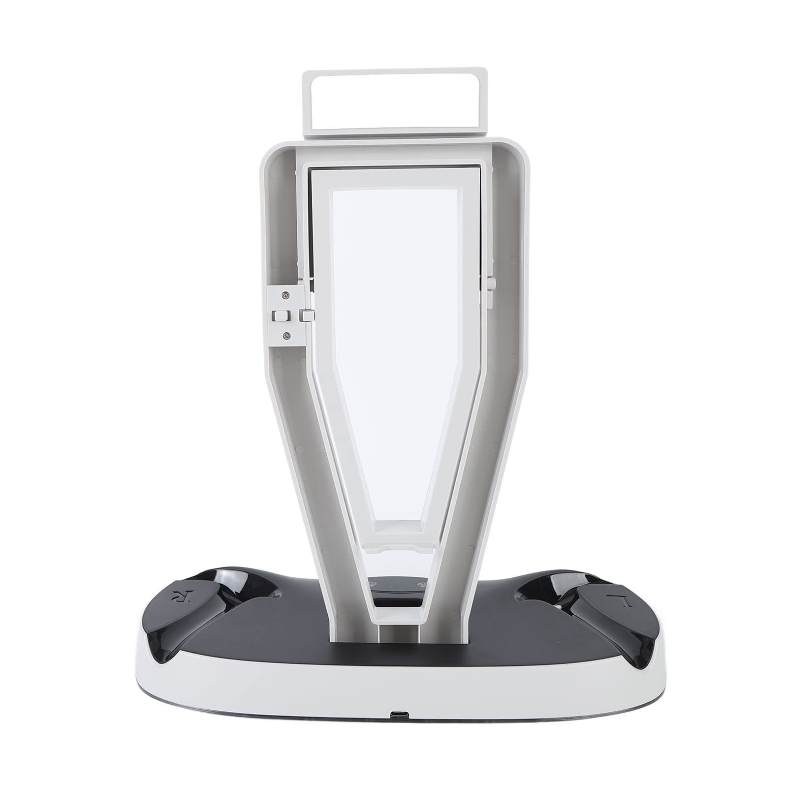 Base Caricatore Magnetico Leggero RGB per Console di Gioco con Indicatore LED e Assemblaggio Facile, Stazione di Ricarica per 2 Controller e Cuffie