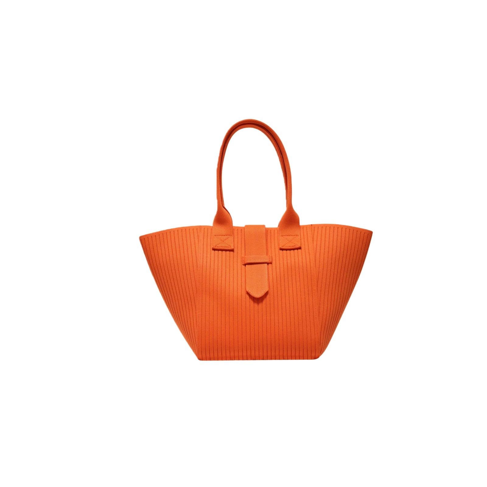 Veslyn 24030 Orange Tote Bag ；Makeup Fashion Large Capacity Shoulder – Top Handle Handbag, Lightweight Carryall For Travel, Work & Everyday