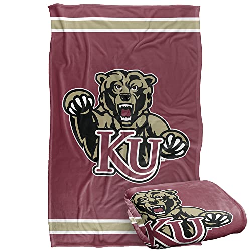 Kutztown Univ Golden Bears Blanket, 36"x58", Primary Stripes, Throw
