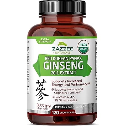 Zazzee USDA Organic Red Korean Panax Ginseng Cover