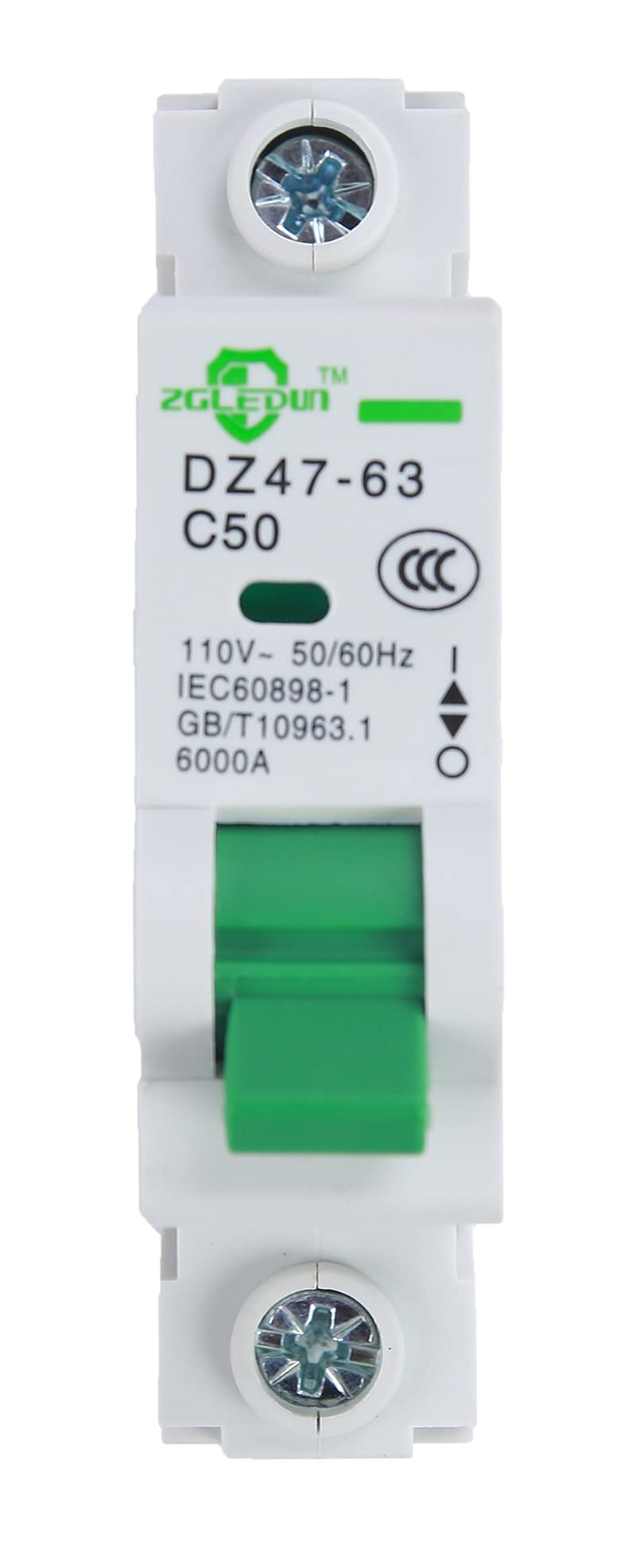 AC Miniature Circuit Breaker, 1 Pole 16 Amp, 120/240VAC, 6kA Din Rail Mount Breaker with Thermal Magnetic Trip, DZ47-63 C16 1P, AC Solar MCB — Amazon image 21