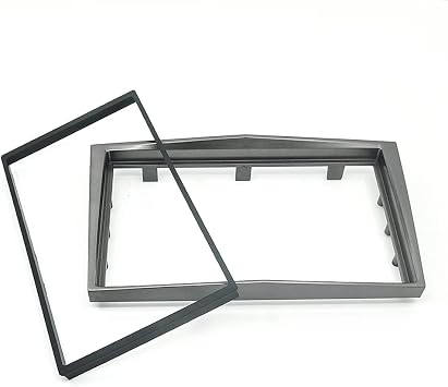 Installation Dash Kit Car Plastic Frame Radio Stereo Panel for Opel Astra Antara Corsa Zafira Double 2 Din Fascia Dash Installation Trim Kit Face Plate Bezel