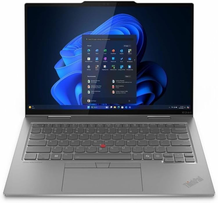 Lenovo Thinkpad X1 Gen 10 21NU0035US 14" Touchscreen Convertible Copilot+ PC 2 in 1 Notebook - WUXGA - Intel Core Ultra 7 258V - Intel Evo Platform - 32 GB - 512 GB SSD - English Keyboard - Gray