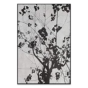SIGNWIN Framed Canvas Wall Art Black Tree Branch...