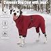 Cyponpy Hundemantel mit Beinen Wintermantel Hund Wasserdicht Warm Hundepullover Fleece Hundejacke Reflektierend Reißverschluss Winterjacke Hund Hunderegenmantel Wasserdicht Kleine Mittelgross Hunde