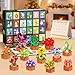 HOGOKIDS Advent Calendar 2025 Flowers Mini Building Set for Kids Adults - 24 Day Succulent Flower Christmas Countdown Calendar 3.6MM Blocks Toys, Xmas Gift Box Set for Boys Girls Women Men Age 10+