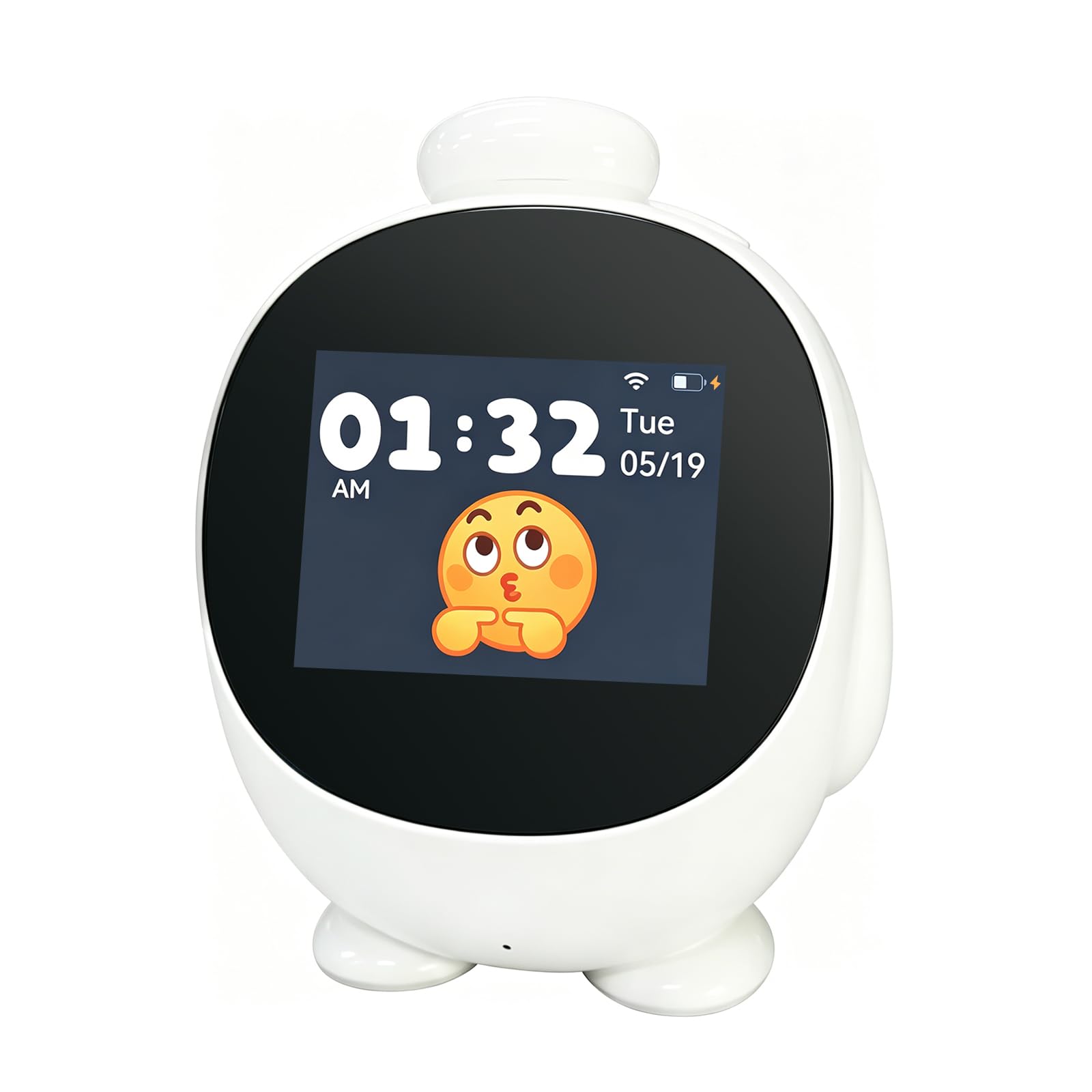 Reloj despertador inteligente con IA para niños, reloj de entrenamiento de sueño para niños pequeños, adorable reloj despertador digital, reloj de voz AI con chat, regalo de gestión del tiempo
