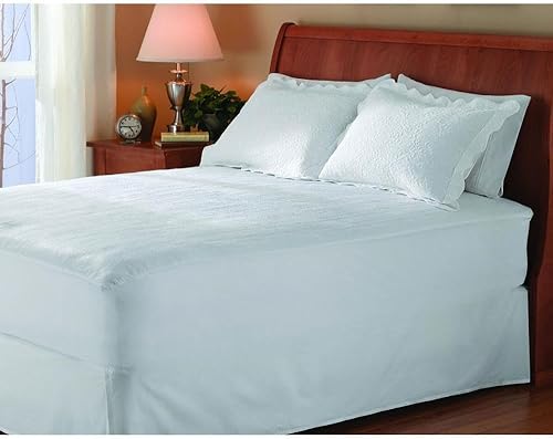 Sunbeam Colchón calefactable CSBJ050710- Individual, blanco