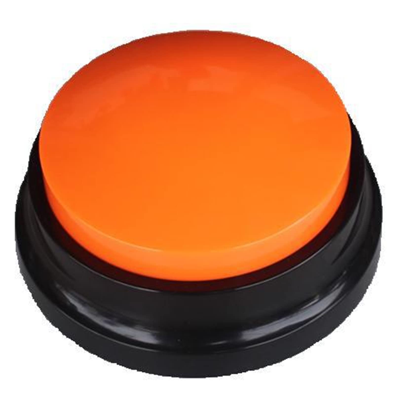 VALINK Dog Button Pet Communication Button Pet Training Buzzer, Learninged Resources Recordable Answer Buzzers, Multifunctional Pet Dog Interactive Toy Orange
