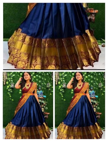 Image of RENVAANI FASHION Women's Traditional Semi-Stitched Lehenga Choli | Lehenga Choli for Women | Ethnic Wear Heavy Lehenga Choli With Dupatta