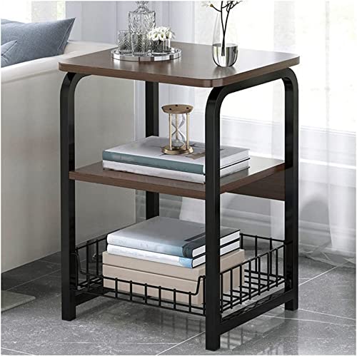 Mesa Auxiliar Industrial Minimalista, Mesa Auxiliar de Cama, Mesa Auxiliar Multifuncional, Adecuada para el hogar, Dormitorio, Oficina, Mesa Auxiliar de Cama, Mesa Auxiliar C1, decoración de