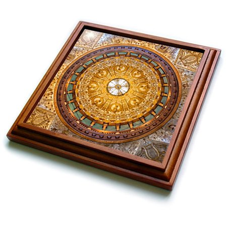 3dRose USA, Florida, St Augustine, Flagler College, Hotel Ponce De Leon Trivet with Ceramic Tile, 8