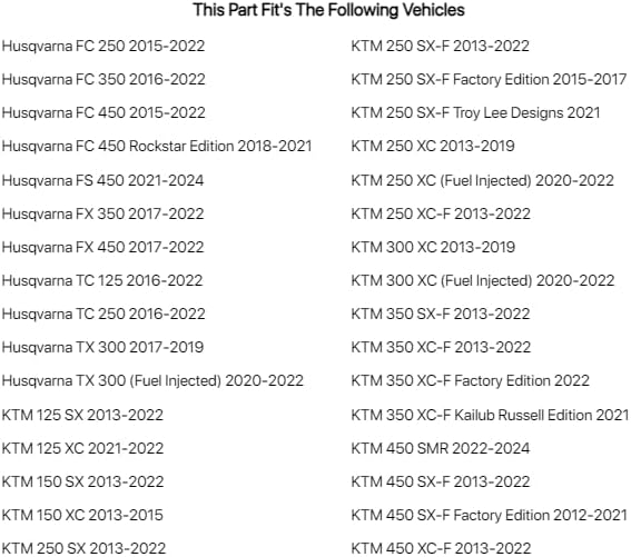 Rear Disc Guard Orange for KTM 300 XC 2013-2018