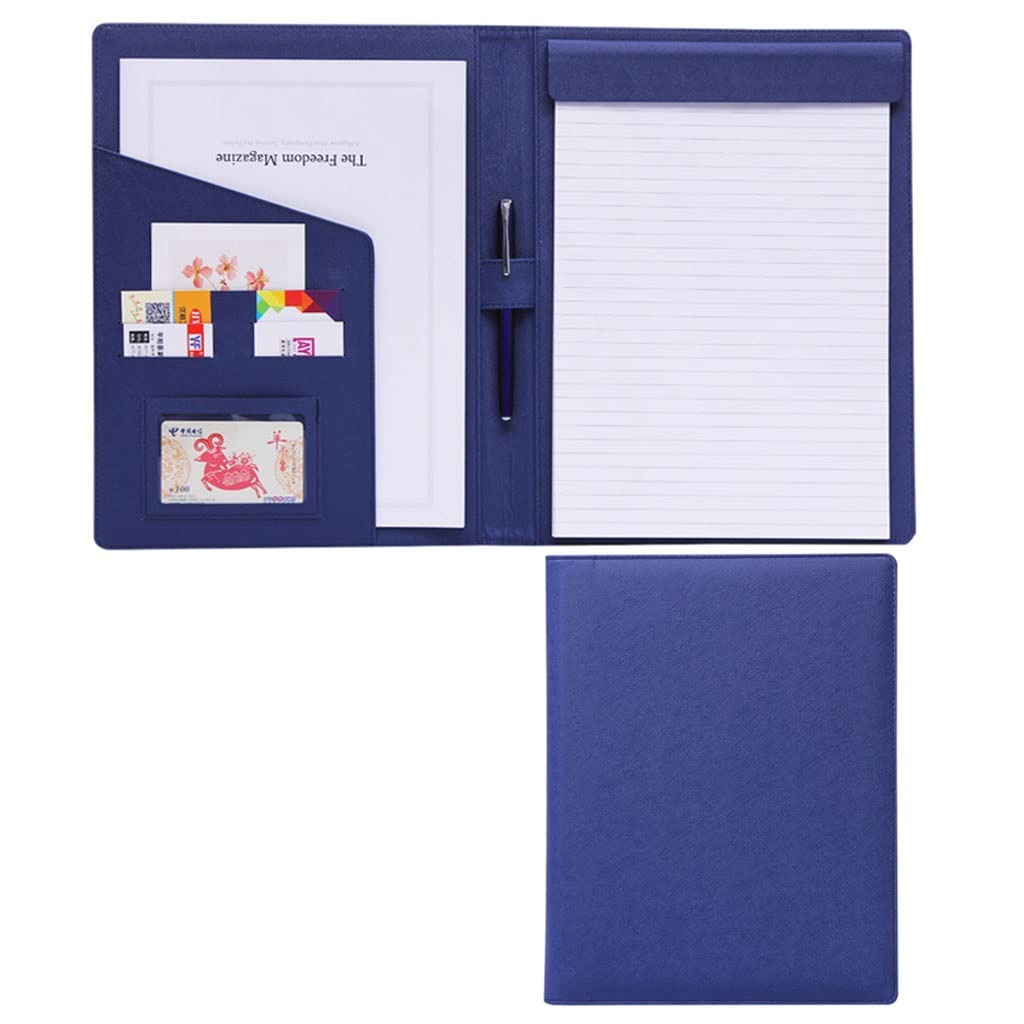 organizer dokumentów folio, skórzany segregator, Teczka A4 Portfolio Etui na segregatory Teczka biznesowa ze skórzaną teczką Notatnik Skórzana teczka konferencyjna dla mężczyzn i kobiet Podróż służbow