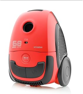 Bodenstaubsauger mit Beutel VC068R I 800W I ECO-Motor I 2l Volumen I Rot
