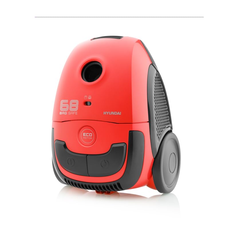 Aspirateur traîneau avec sac VC068R rouge 800W et moteur éco 2L
