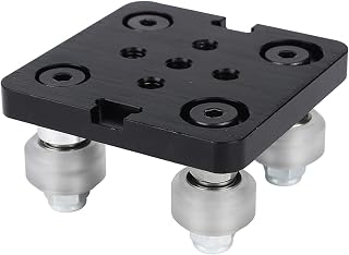 Kiboule Mini V Gantry Rod Plate com Roda para V-Groove Perfil de Alumínio 3D Acessórios para Impressora Conjunto de Peças para CNC Kossel Nema 23 Roda Branca