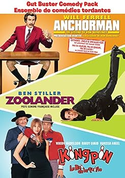 DVD Anchorman: The Legend of Ron Burgundy / Zoolander / Kingpin Book