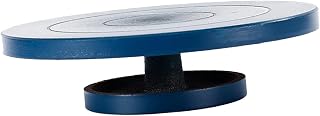 Torno Alfarero,Torno Ceramica Rueda de bandas de cerámica de 15cm, rueda de esculpido, accesorios multiusos, mesa giratoria for escultura de modelado de arcilla