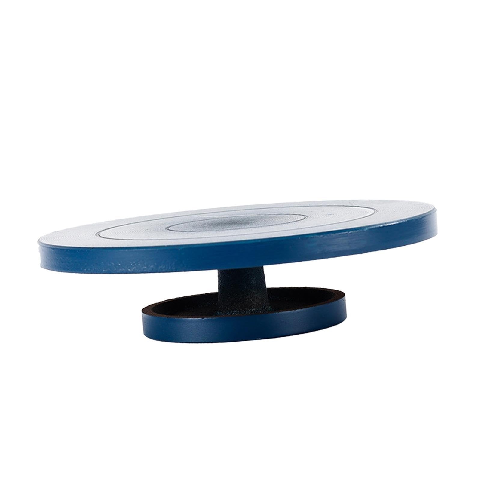 GBYUHAIJUN Pottery Turntable 15cm Pottery Banding Wheel Sculpting Wheel Sturdy Blue For Ceramic Studio