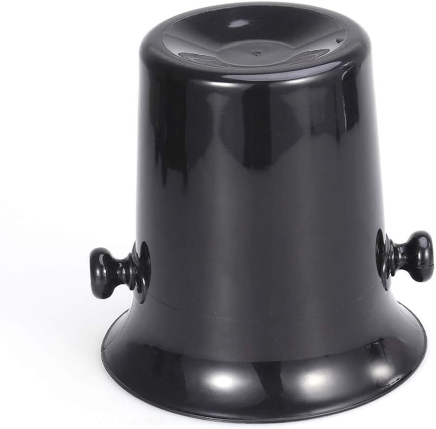 2Pcs Wine Tasting Spittoons Wine Spittoons Wine Dump Buckets Bucket Spit Wine Barrels Cold Wine Barrels Ice Bucket (Black)