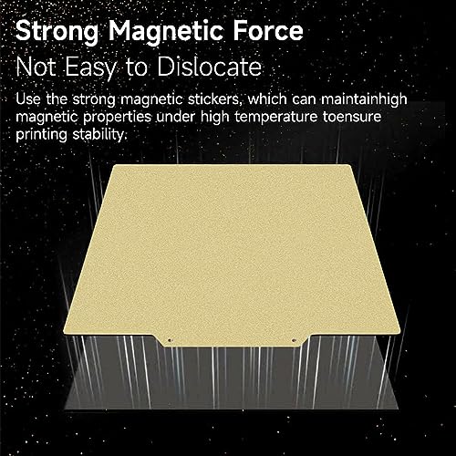 HzdaDeve PEI Sheet 230X230mm Flexible Spring Steel Build Plate Double Sided Textured Bed for Anycubic Kobra 2/Kobra 2 Neo/Kobra 2 Pro/Kobra Neo/Kobra/Kobra/Artillery Genius 3D Printer (Gold) - Thumbnail 6