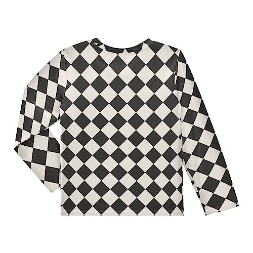 Image of CaTaKu Boys Swim Shirt Long Sleeve Rash Guard for Boys Toddler Rashguard Water Sun Shirt UPF+ 50 Swimwear
