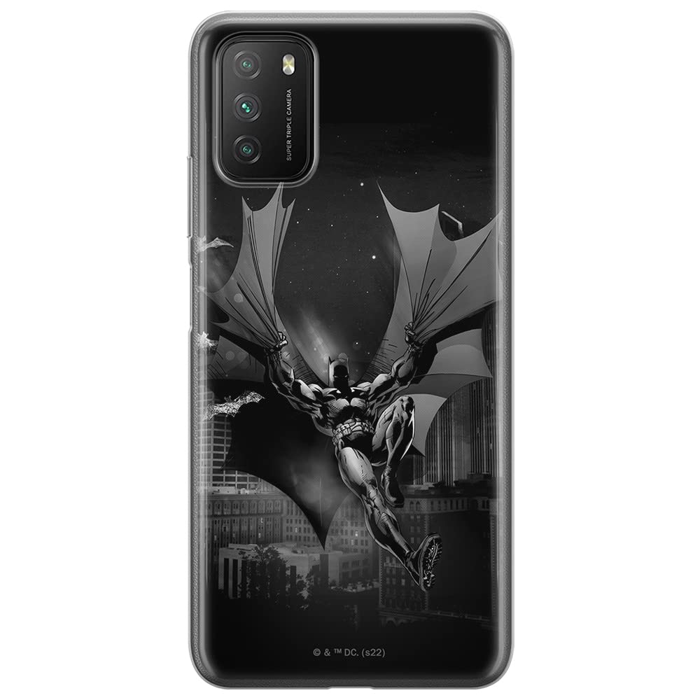 ERT GROUP mobile phone case for Xiaomi REDMI 9T/ POCO M3 original and officially Licensed DC pattern Batman 073 optimally adapted to the shape of the mobile phone, case made of TPU