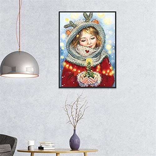 Kit Broderie Diamant Anti-Stress Image Noël Complète 60x80cm Grand Format - 3