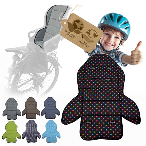 BAMBINIWELT Ersatzbezug Sitzkissen Bezug Auflage für Fahrradsitz...