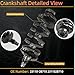 G4FJ 1.6 Engine Overhaul Rebuild Kit w/Crankshaft Con-Rods & Bearings Pistons Cylinder Head Gasket Set Fit For Hyundai Sonata Tucson Veloster Kia Soul Sportage 1.6L 2011-2022 231102B710 230412BAC0