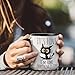 FALJIOK I'm Fine Everything is Fine Coffee Mug 11oz Funny Sarcastic Cat Mug Gifts for Cats Lover Novelty Coffee Mug Gifts for Cat Lover Women Mother's Day Gift for Cats Mom