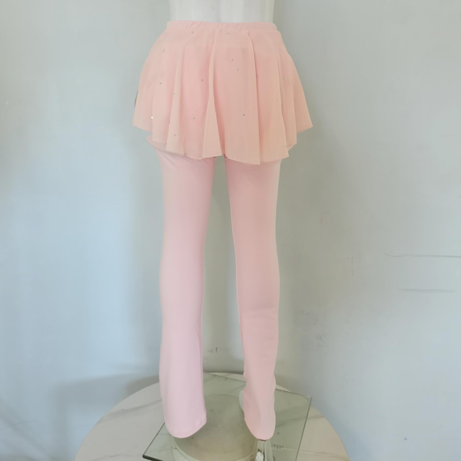 LIUHUO Pattinaggio di Figura Pantaloni di Protezione dell'anca Ragazze Diamante Tre Colori Competizione Prestazioni