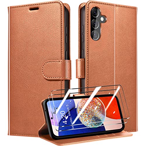 QHOHQ Handyhülle für Samsung Galaxy A14 4G/5G Hülle mit 2 Stück Panzer...