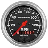 AUTO METER 3982 Sport-Comp GPS Speedometer, 3.375 in.